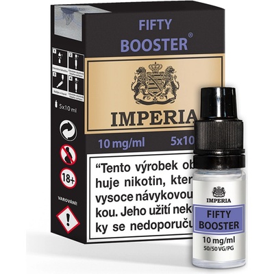 Fifty Booster IMPERIA 5x10ml PG50-VG50 10mg – Zboží Dáma