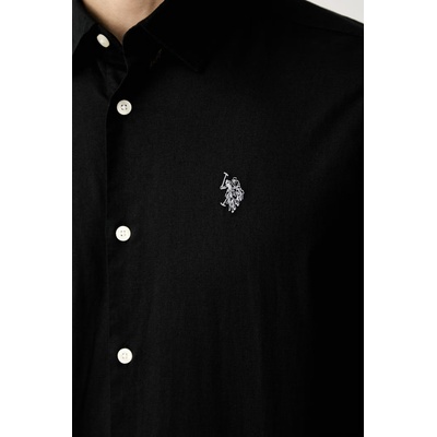 U. S. Polo Assn U. S. Polo Assn. риза мъжка с добавен лен LINEN BLEND SS (MUP3254)