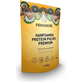 PRIMABENE Конопено семе Premium bio, протеин на прах, сурово - 200 г