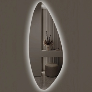 Lidiya Mirror Стенно огледало LED осветление LM Frosted Lens, фигурно, 550×1600мм