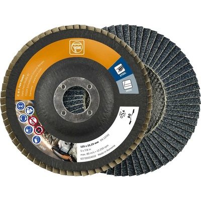 Fein 63730024010 lamelový kotouč Průměr 125 mm Zrnitost=80 10 ks