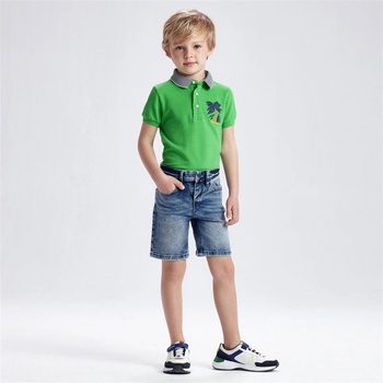 Mayoral Kraťasy riflové elastické modré