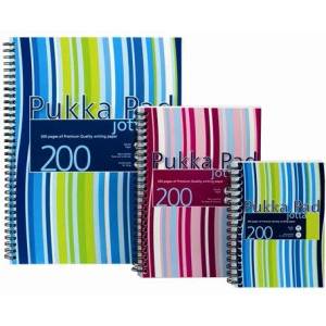 Pukka Pad Спирална тетрадка A4+, с подложка, 100 листа, PUKKA PAD "Stripe Jotta" A15552081/JP018-LINED (A15552081/JP018-LINED)