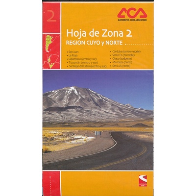 mapa Region Cuyo y Norte 1:1 mil. ACA