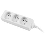 Lanberg Разклонител, Lanberg power strip 3m, 3 sockets, french quality-grade c (PS0-03E-0300-W)