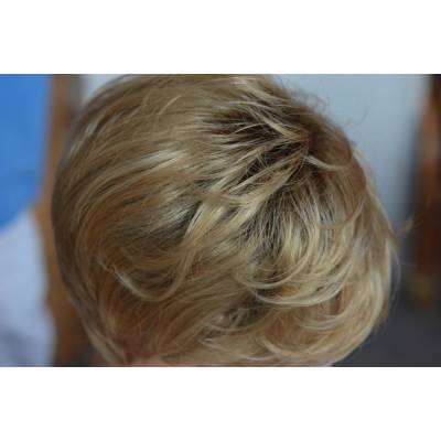 Exclusive wigs by Lubo Paruka Sydney rooted gold