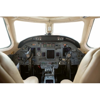 DIMEX ART Флизелинов фототапет пикловна кабина на търговски самолет 375 x 250 см