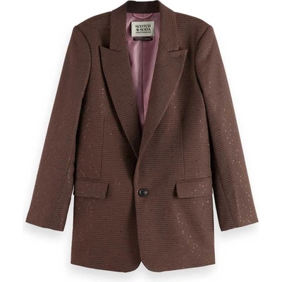 Scotch & Soda Сако Scotch & soda Sequin Jacquard Sb blazer - Brown (Coffee)