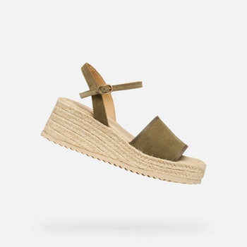Geox Khaki дамски сандали Geox Alemeria Geox | Zelen | ЖЕНИ | 36