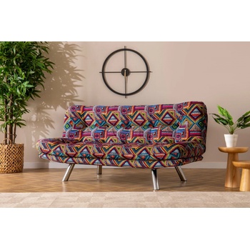 Atelier del Sofa 3-Seat Sofa-Bed Misa Small SofabedPatchwork Multicolor