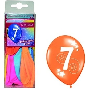 Balónky s číslem 7 barevné