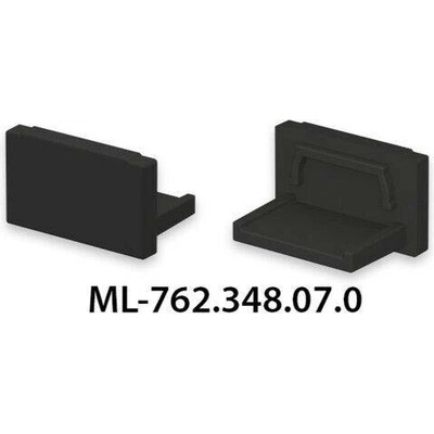 ML-762.348.07.0 Koncovka pro PDA bez otvoru černá