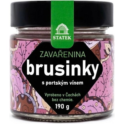 Hradecké delikatesy - Brusinková zaváranina s portským vínom 200g