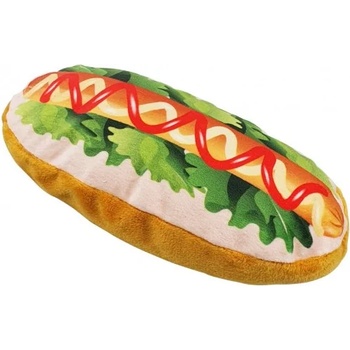 Image 1 of NOBBY Играчка за куче Плюшен Хот Дог, със звук - 25 см, nobby Германия 63932
