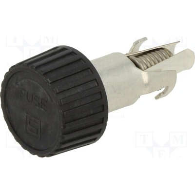 SCHURTER 0031.1811 Zásuvka; 10A; 250VAC; černá; UL94V-0; termoplast; IP40; -40÷85°C