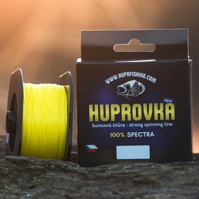 Huprovka šňůra na sumce Spinning line 0.39mm 31kg, 150m - žlutá