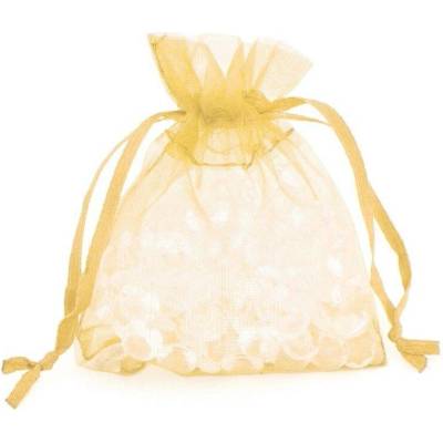 Ostatní Sáček organza zlatý 15x23cm