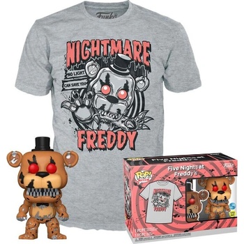 Funko Pop! set Five Nights at Freddys 111 Freddy a tričko vel. XL