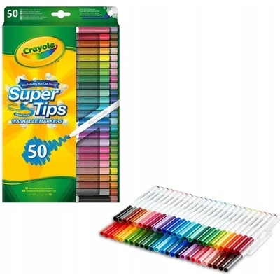 Písacie potreby Crayola umývateľné, viacfarebné, 50 ks