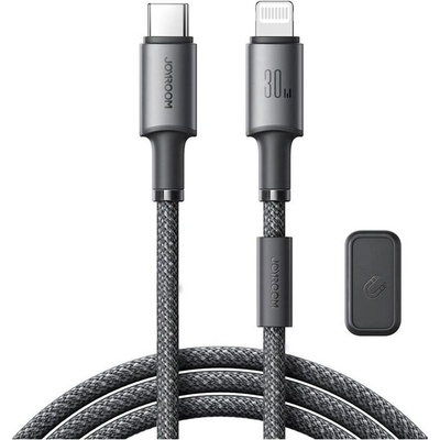 Joyroom S-A50 Unlimited Series 60W USB-C Lightning s magnetickým organizérem 1,2m šedý