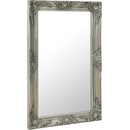 vidaXL Стенно огледало, бароков стил, 50x80 см, сребристо (320322)
