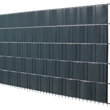 Protipohľadové pásy z PVC na rolke antracitové 19 cm x 20,5 m