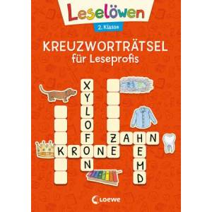 Leselöwen Kreuzworträtsel für Leseprofis - 2. Klasse (Rotorange) | Katrin Merle (ISBN: 9783743211209)