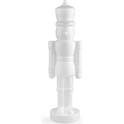 Vojáček / louskáček 21x68 cm polystyren bílá 1 ks