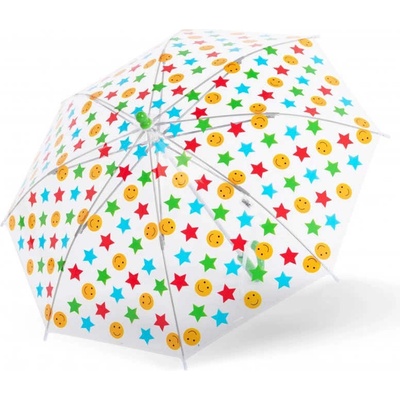 Derby Kids Sky Transparent dětský holový deštník transparentní 7265404 průhledný