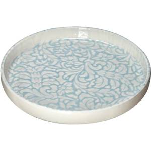 Saturnia Чиния с борд SATURNIA Tiffany, 28 см, светло синя (05120/ZTIBLU)