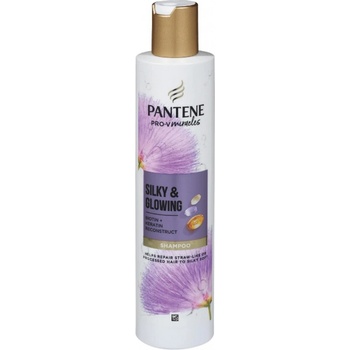 Pantene Pro V Miracles Silky & Glowing obnovujúci šampón s keratínom 250 ml