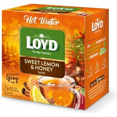 LOYD čaj HOT WINTER Citron a med 15 x 3 g