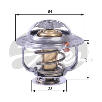 Termostat, chladivo GATES TH43880G1
