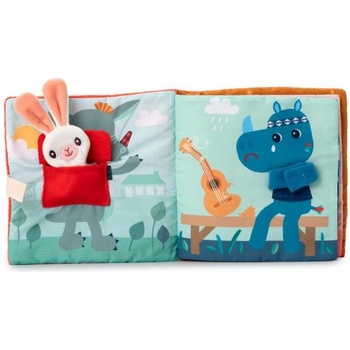 Lilliputiens - текстилна книжка с активности - еленчето Стела и неговото одеялце