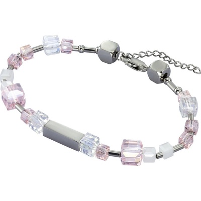 Free Style náramek z chirurgické oceli a skleněných korálků BSS815PWH