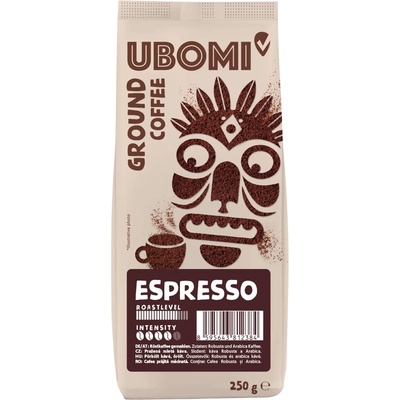 UBOMI Espresso Mletá RFA káva 250 g