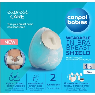 Canpol babies Trychtýř do podprsenky k odsávačkám Take&Go a ExpressCare