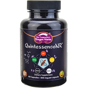 Dragon Herbs Клетъчно подмладяване - Никотинамид рибозид хлорид + Шизандра QuintessenceNR, 60 капсули (001108 (110) DH)
