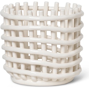 ferm LIVING Кошница за съхранение Ferm Living керамика 14, 5 см бежова (110073202)