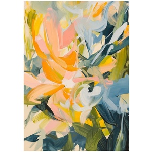 Styler Печатна върху платно картина 70x100 cm Floral Gust - Styler (CA-18751)