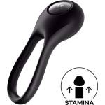Satisfyer Majestic Duo - зареждащ се, водоустойчив пръстен за пенис (черен)