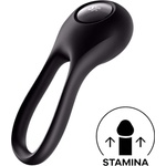 Satisfyer Majestic Duo - зареждащ се, водоустойчив пръстен за пенис (черен)