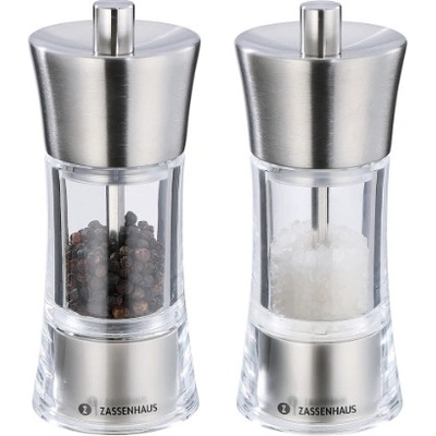 Zassenhaus Aachen sada mlýnků akryl/nerez 14 cm – Zboží Dáma