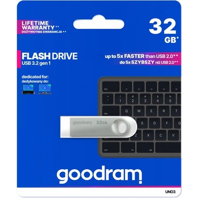 GOODRAM UNO3 32GB USB 3.2 Gen1 (UNO3-0320S0R11)