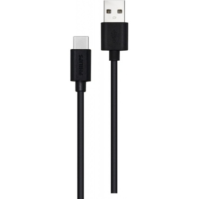Philips DLC3104A/00 USB-A to USB-C, 1,2m, černý