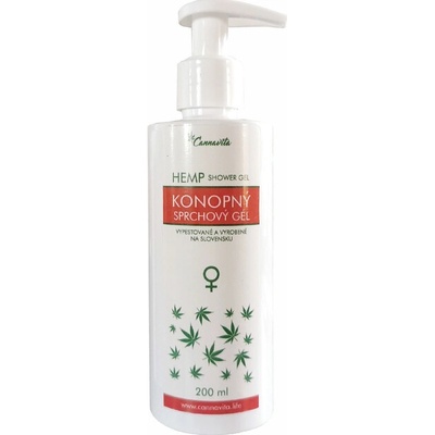 Cannavita Konopný sprchový gél dámsky hruška 250 ml