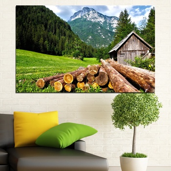 Vivid Home Декоративни панели Vivid Home от 1 част, Пейзаж, PVC, 150x100 см, №0770