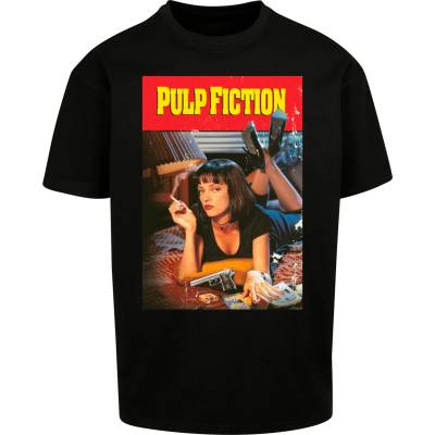 MERCHCODE Тениска Pulp Fiction Poster Oversize Tee black XXLUB-MC896-00007 - , размер 4XL