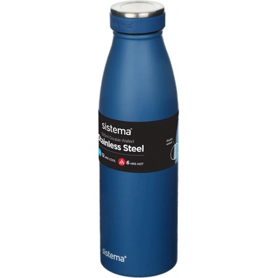 Sistema Stainless Steel termoska 500 ml modrá sivá