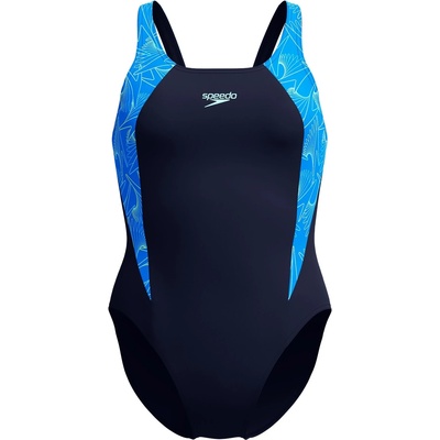 Speedo Дамски бански костюм Speedo Women's Hyperboom Splice Muscleback Swimsuit - Lagoon Blue - размер 34 (EU) (150-2352-1212)